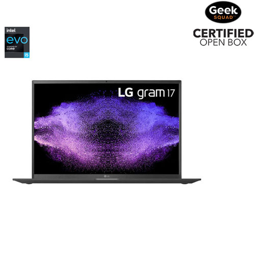 Open Box - LG Gram 17" Laptop - Obsidian Black -English