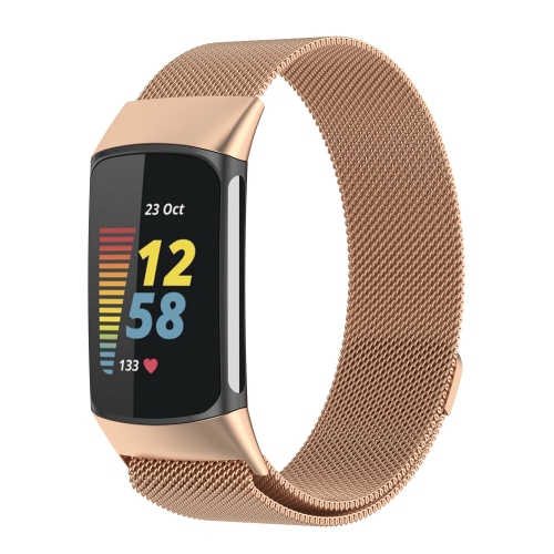 NAVOR  Compatible With Fitbit Charge 5 Adjustable Band, Metal Replacement Fitness Strap Wristband for Men & Women In Multicolor