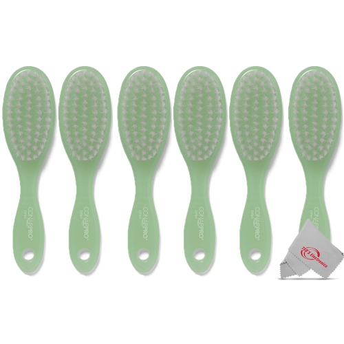 6x Conair Pro Baby Brush Extra Gentle for Little Heads - Green