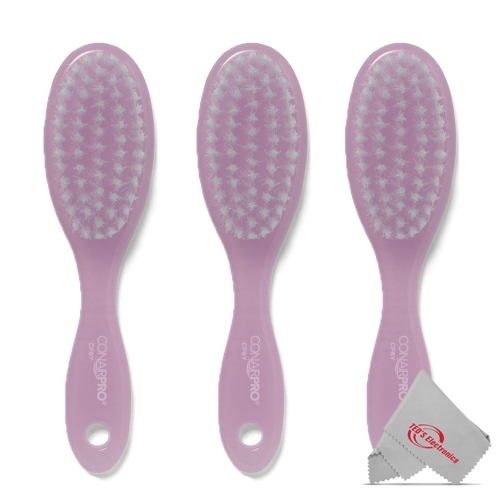 3 brosses pour bébé Pro de Conair très douces pour les petites têtes - Rose