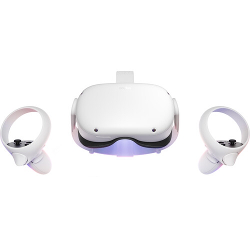 Meta Quest 2 Advanced VR Headset 128GB White Bundle with Extra