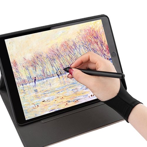 navor Artist Gloves, High Elasticity Glove with Two Fingers for Sketching, Graphics iPad Drawing for Right/Left Hand