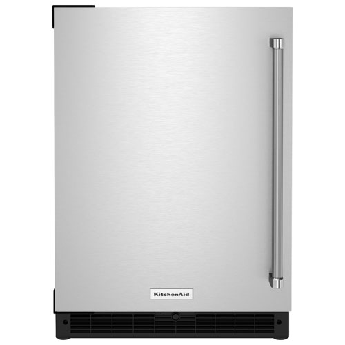 KitchenAid Undercounter 5.0 Cu. Ft. Freestanding Bar Fridge - Stainless Steel