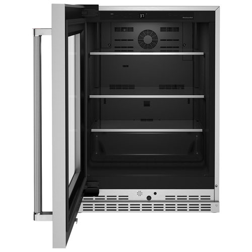KitchenAid Undercounter 5.2 Cu. Ft. Freestanding Bar Fridge (KURL314KSS) - Stainless Steel