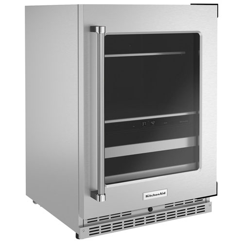 KitchenAid Undercounter 4.9 Cu. Ft. Freestanding Beverage Centre - Stainless Steel