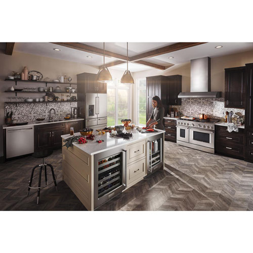 KitchenAid Undercounter 4.9 Cu. Ft. Freestanding Beverage Centre - Stainless Steel