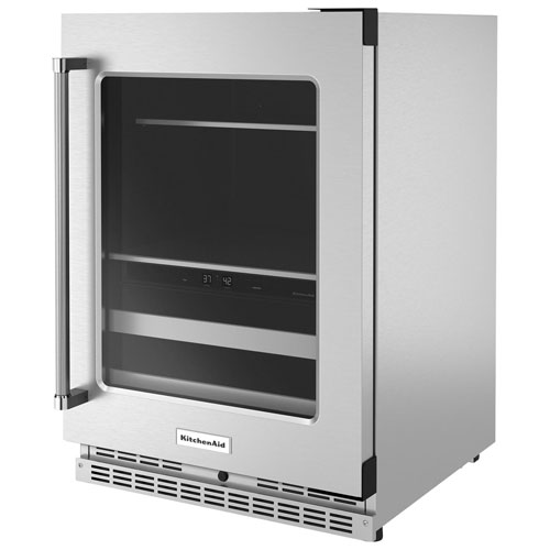 KitchenAid Undercounter 4.9 Cu. Ft. Freestanding Beverage Centre - Stainless Steel
