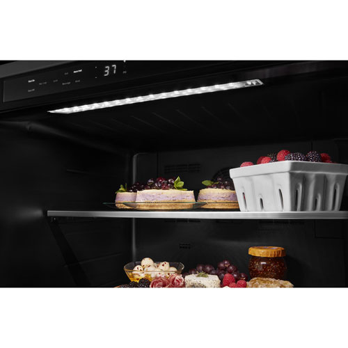 KitchenAid Undercounter 5.2 Cu. Ft. Freestanding Bar Fridge - Black Stainless Steel