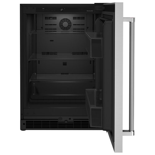 KitchenAid Undercounter 5.0 Cu. Ft. Freestanding Bar Fridge - Stainless Steel