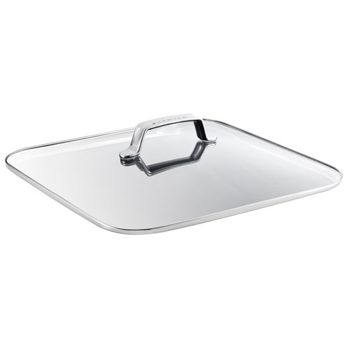Scanpan 6.3L Glass/Stainless Square Pan Lid - Silver
