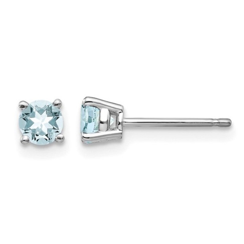 2 carat aquamarine earrings