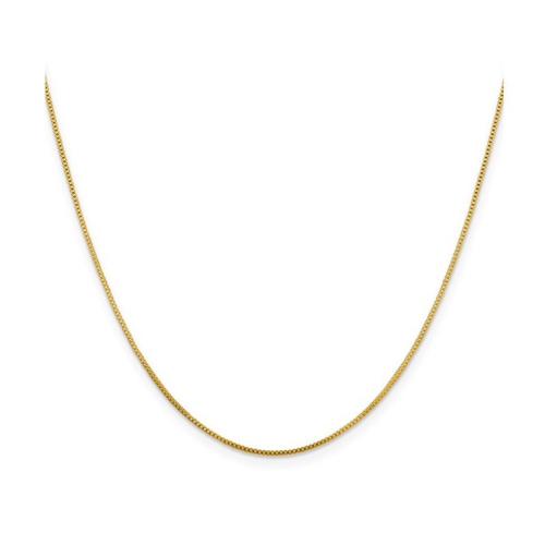 Gold Plated Sterling Silver Box Chain 20 inches