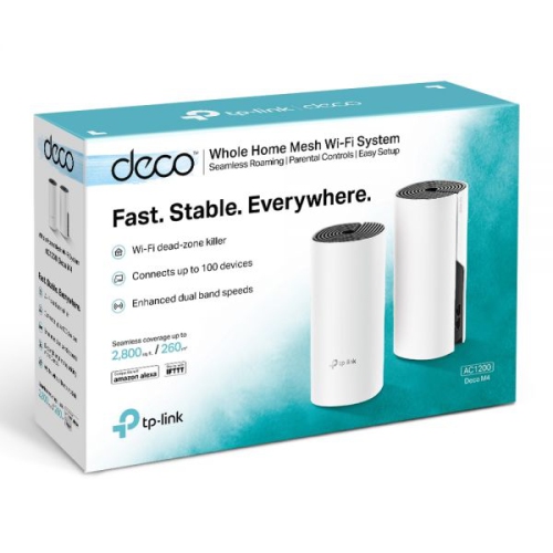 TP-LINK  (Deco M4) Ac1200 Whole Home Mesh Wifi System–(2-Pack)