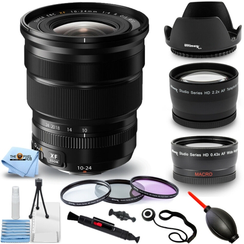 Ensemble d’accessoires 16412188-10PC avec objectif XF 4 mm f/10 R OIS de Fujifilm