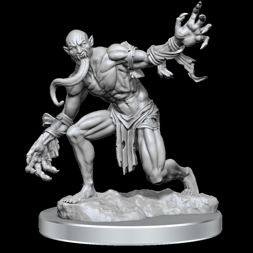 WIZKIDS GAMES  Dungeons & Dragons Frameworks Unpainted Miniatures: Ghast And Ghoul (Sale)