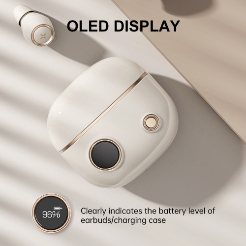 Edifier Uni-Buds, Bluetooth 5.0 Earphones in Ear with Charging Case, Waterproof - White