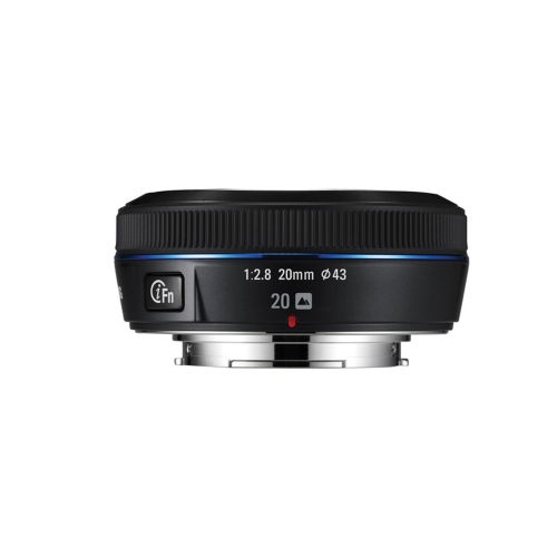 SAMSUNG 20MM F.8 PANCAKE LENS F/ NX Black - Kit with 256GB Memory Card