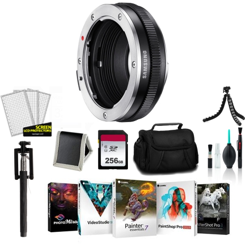 Samsung ED-MA9NXK K-Mount Adapter for NX10 - Kit with 256GB Memory Card