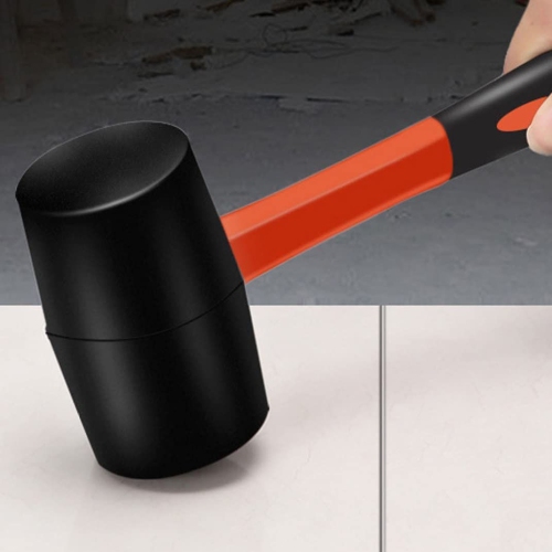 Rubber Mallet Hammer Non-Slip with Fiberglass Handle