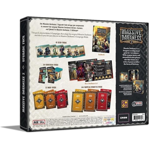 CMON Massive Darkness 2: Upgrade Pack 1-6 players, ages 14+, 60 minutes
