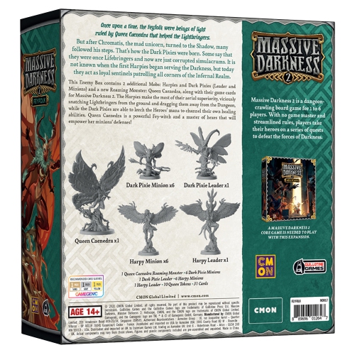 CMON Massive Darkness 2: Feyflok - Enemy Box 1-6 players, ages 14+, 60-120 minutes