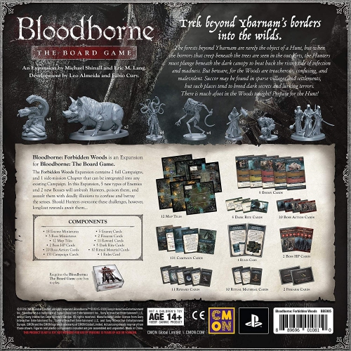 Mon Bloodborne : The Board Game - Forbidden Woods pour 1-4 joueurs, âgés de 14 ans et plus, 60-90 minutes