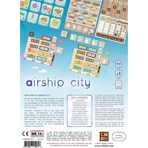 Airship City 3-4 players, ages 14+, 90 minutes