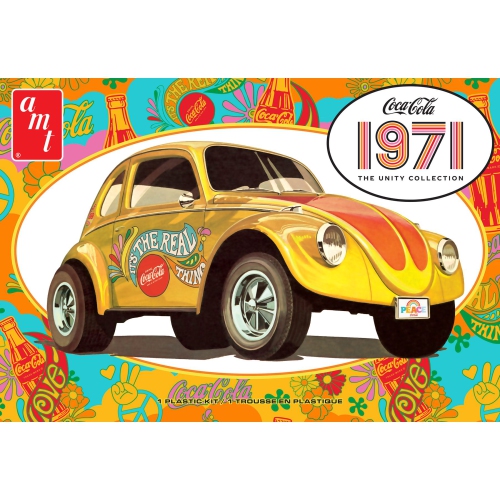 ALUMINUM MODEL TOYS  1971 Volkswagen "superbug Gasser" (Coca-Cola) (Amt1284) 1:25 Scale Car Plastic Model Kit