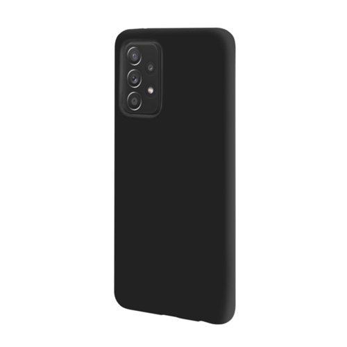 【CSmart】 Étui Coque arrière souple en gelée de silicone TPU mince pour Samsung Galaxy A73 5G, Le noir