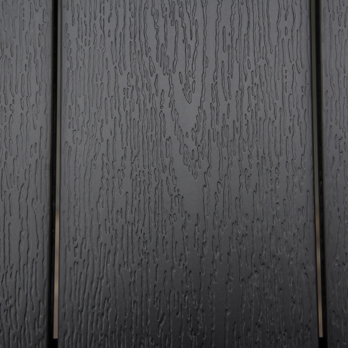 Outsunny 55" L x 35.5" W x 29.25" H Patio Dining Table for 6, Rectangular Aluminum Outdoor Table for Garden Lawn Backyard, Black