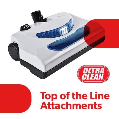 ULTRA CLEAN Central Vacuum Electric Accessory Kit - Hose with 3-way on/off Switch Handle- Electric Power Nozzle, Telescopic Wand With Deluxe Tool