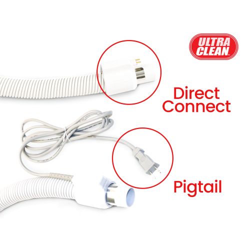 ULTRA CLEAN Central Vacuum Electric Accessory Kit -Hose with 3-way on/off Switch Handle- Electric Power Nozzle, Telescopic Wand With Deluxe Tool Set,