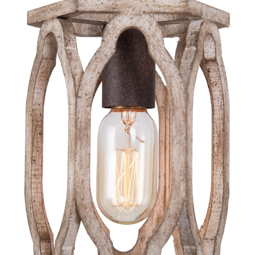 Rustic Country 1-Light Single Cylinder Pendant