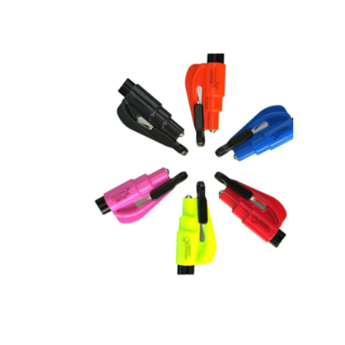 Resqme The Original Keychain Car Escape Tool Made in USA Blue Pack of 2