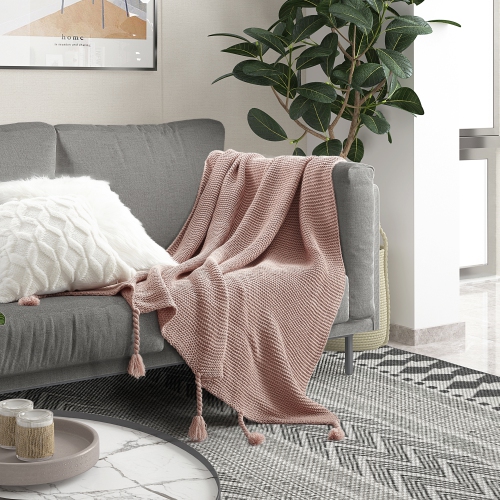 Bedsure Sherpa Fleece Throw Blanket for Couch - Thick and Warm Blankets,  Soft and Fuzzy Throw Blanket for Sofa, Light Grey, 50x60 Inches