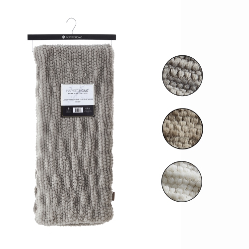 Cozy Tyme Jackeline Knit Throw Extra Soft, Silk Touch 50"x60", Grey