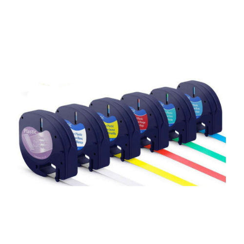 6-Pack Compatible DYMO LetraTag Tapes Refills