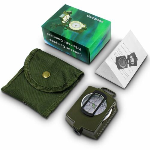 Boussole à cardans militaire en Lensaic Sportneer avec sac. Étanche à l’eau et à la shakeProof