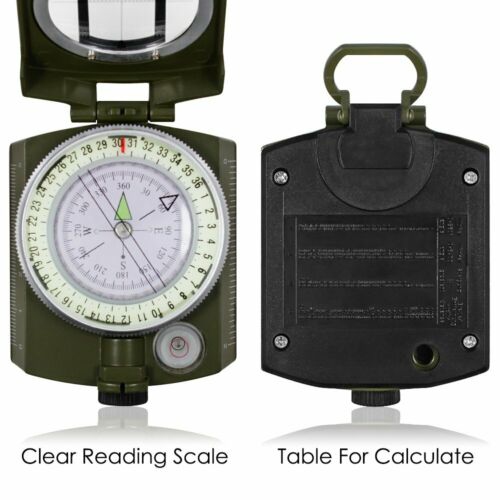 Boussole à cardans militaire en Lensaic Sportneer avec sac. Étanche à l’eau et à la shakeProof