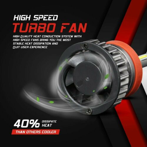 H11 LED Bulbs 50W 6000K 10000 Lumens Extremely Bright H8 H9 CSP Chips Headlight Conversion Kit