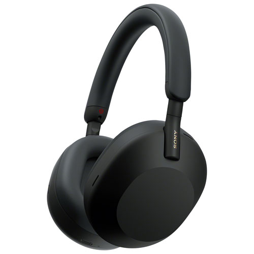 Casque d'écoute Bluetooth à suppression du bruit WH-1000XM5 de Sony - Noir