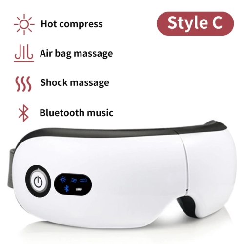 Smart Eye Massager Facial Massager Bluetooth Music Foldable Air Pressure Heating Massage Relaxation Rechargeable