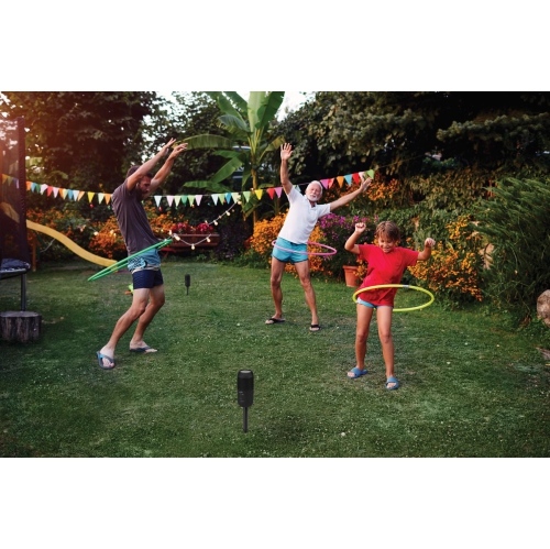 iLive ISBW240BDL Indoor/Outdoor Dual Bluetooth Waterproof Speakers w/ Removable Stake