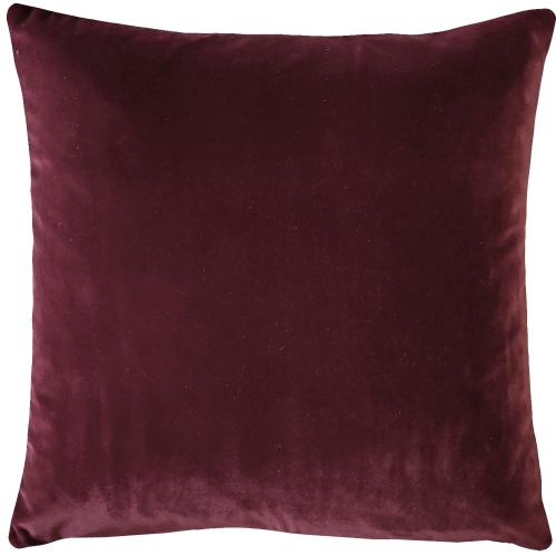 Castello Wine Velvet Throw Pillow 20x20 with Polyfill Pillow Insert