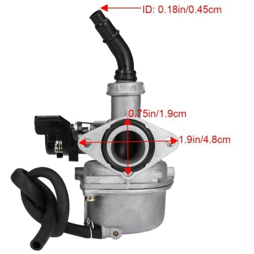 PZ19 ATV Carburetor for 50cc 70cc 80cc 90cc 110cc 125cc Dirt Pit Bike Scooter Moped Taotao Go Karts Honda CRF