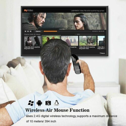 Mini Air Remote,Wechip Wireless Keyboard 2.4G Smart TV Fly Mouse W1 Multifunctional Remote Control