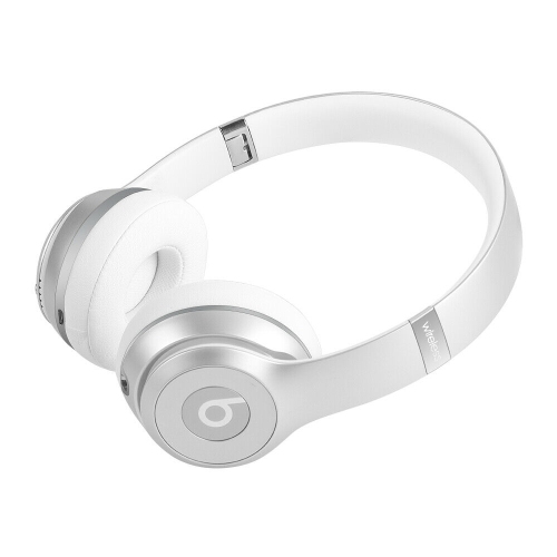 Refurbished - Beats by Dr. Dre Solo3 On the Ear Headphones Noise Isolation Headsets - Silver