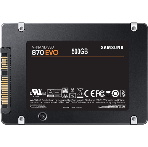Samsung 870 EVO 500GB SATA 2.5" Internal SSD (MZ-77E500B/AM) [Canada Version] [Open Box] by SAMSUNG - Open Box condition - Image 5