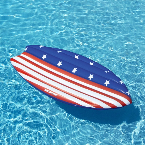 Inflatable Americana Surfer Swimming Pool Lounge Float - 73"
