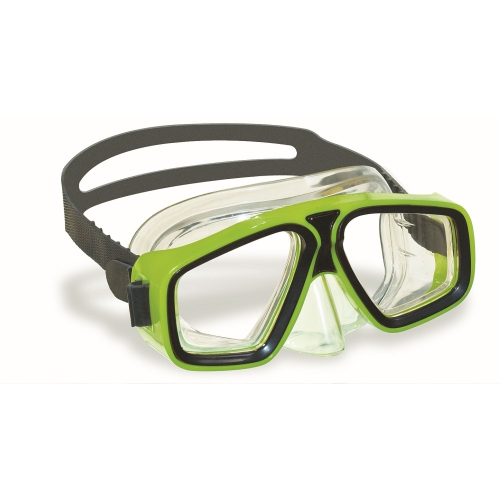 Masque de natation de loisir Laguna avec nez - 6,25 po - Vert lime